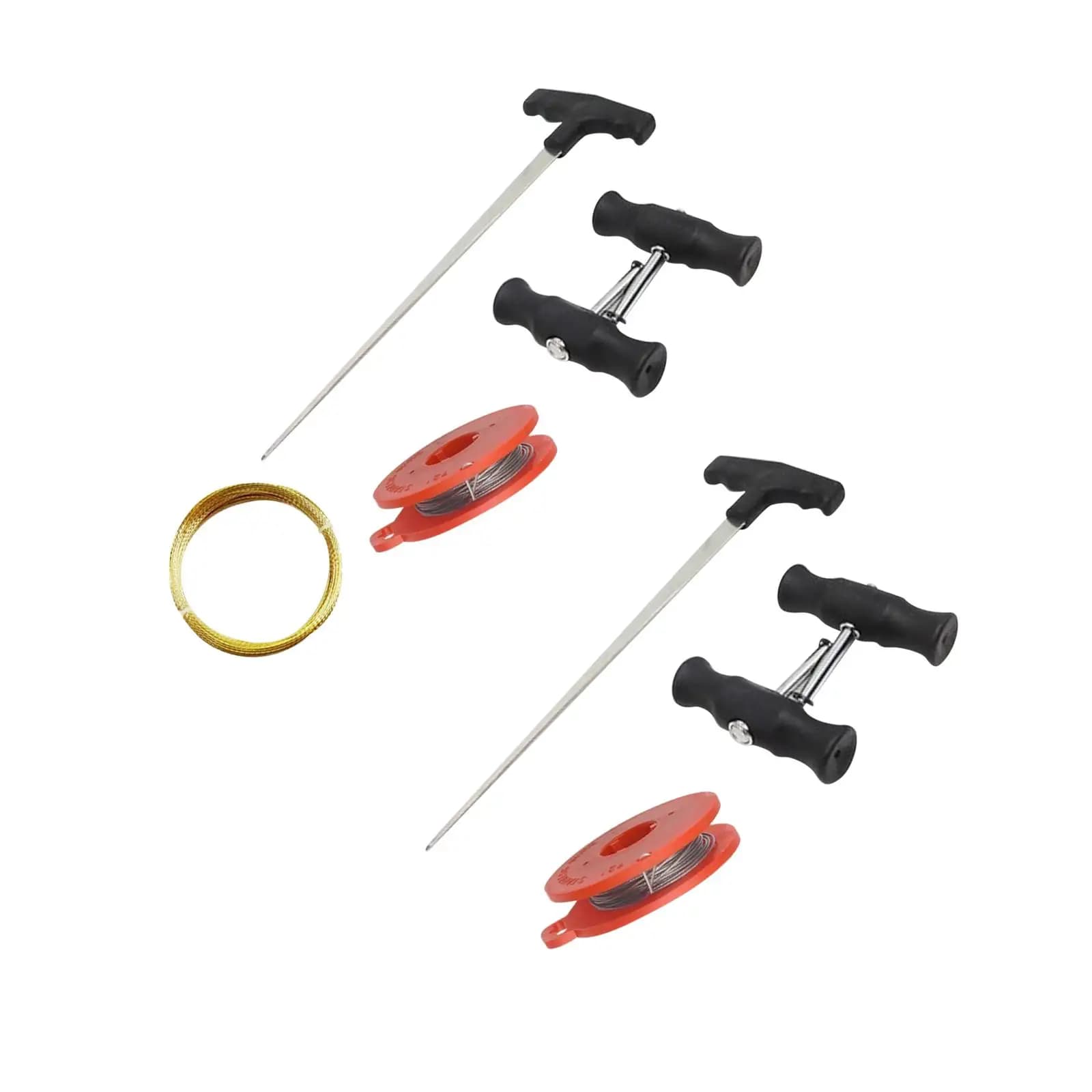 Kit di strumenti per la rimozione del vetro del parabrezza automatico qualità Premium antiscivolo compatto durevole impugnatura confortevole facile da usare universale