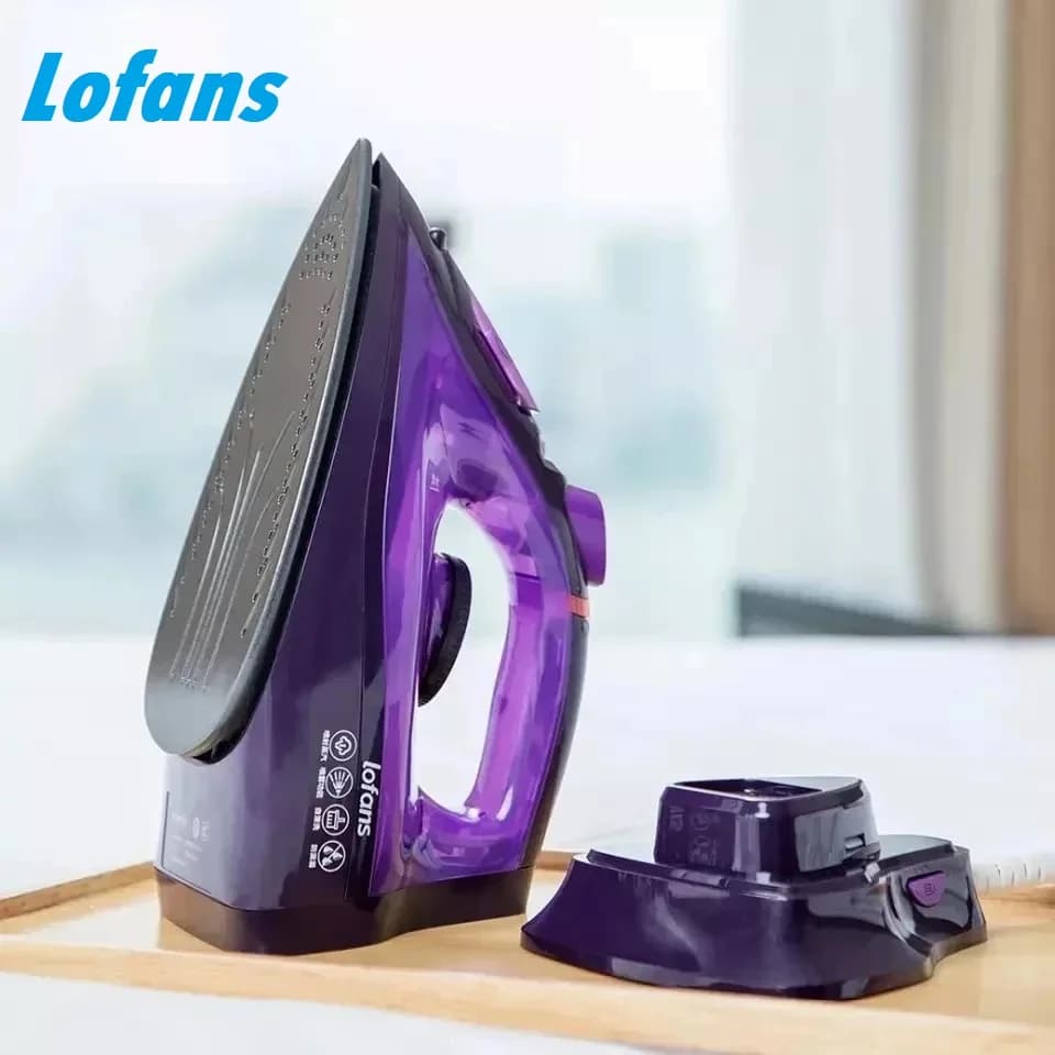 NUOVO Lofans YD-012V Ferro da stiro a vapore senza fili Serbatoio dell'acqua da 280 ml 35s Riscaldamento rapido Vapore esplosivo per indumenti