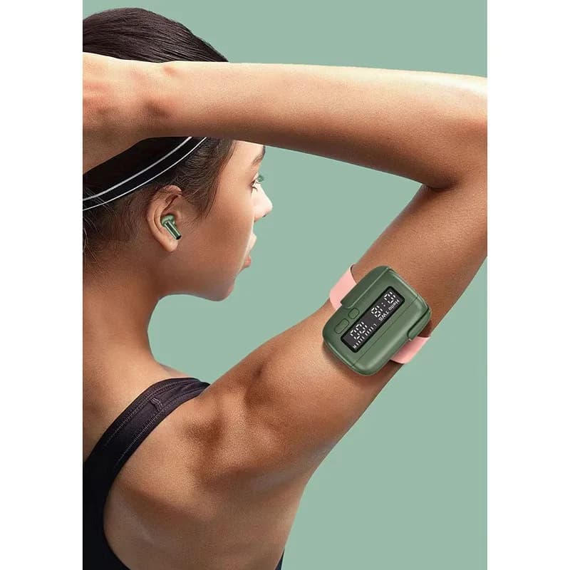Space Grey, Wild Green, Orange Wireless Bluetooth Earbuds-Portable Noise-Canceling With Voice Control