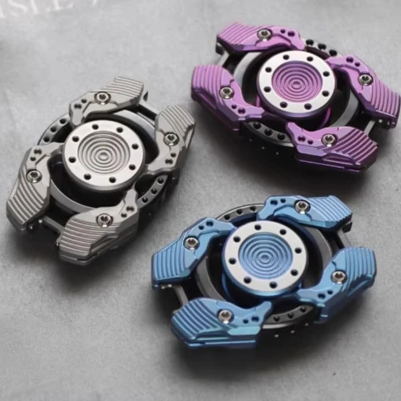 21EDC Ruisha Lega di titanio TC4 Meccanico Fidget Spinner Decompressione Giocattolo per adulti