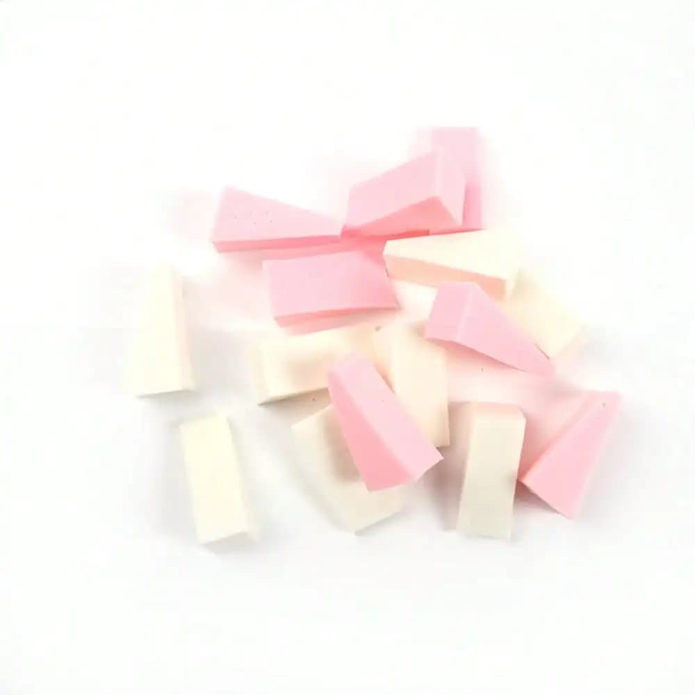 Set di 8 Spugnette Trapanzoidali per Trucco, Morbide Spugne per Applicazione Polvere, per Uso Quotidiano e Studio, Blender Portatile per Fondotinta