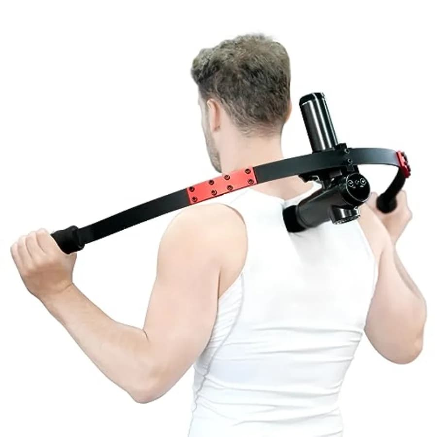 Supporto per Pistola Massaggiante, Compatibile con la Maggior Parte delle Pistole per Massaggio Percussivo, Progettato per Zone Difficili da Raggiungere