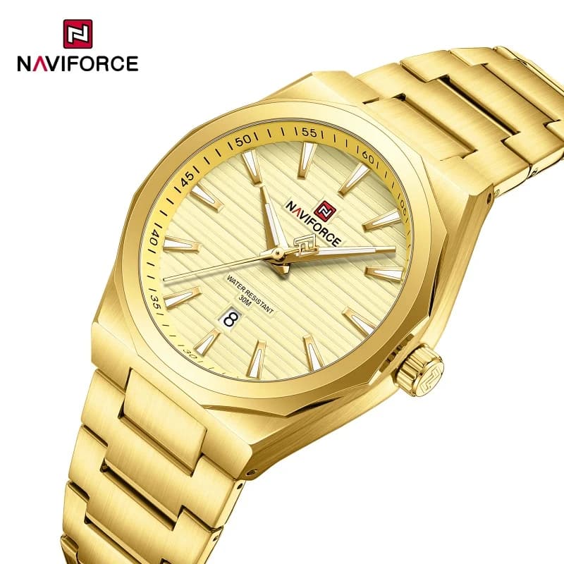 Watch from Polso NAVIFORCE al Quarzo, Waterproof, Bright, with Date, Sporty, Man
