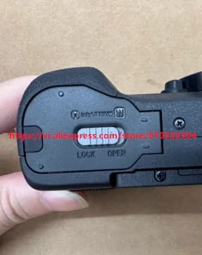 Parti di riparazione del coperchio dello sportello della batteria bianco nero per la fotocamera Sony ILCE-5100 A5100