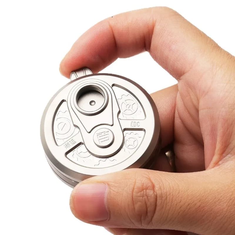 Dadi Roulette Spinta magnetica Moneta Pressa Rotante Fidget Roller Spinner Spingendo Piastra Punta delle dita Volano EDC Giocattolo antistress