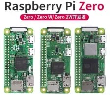 Raspberry Pi Zero W Zero 2W Pi Pico con WIFI Modulo wireless compatibile Bluetooth 1GHz CPU 512MB Scheda di sviluppo RAM HDMI-co