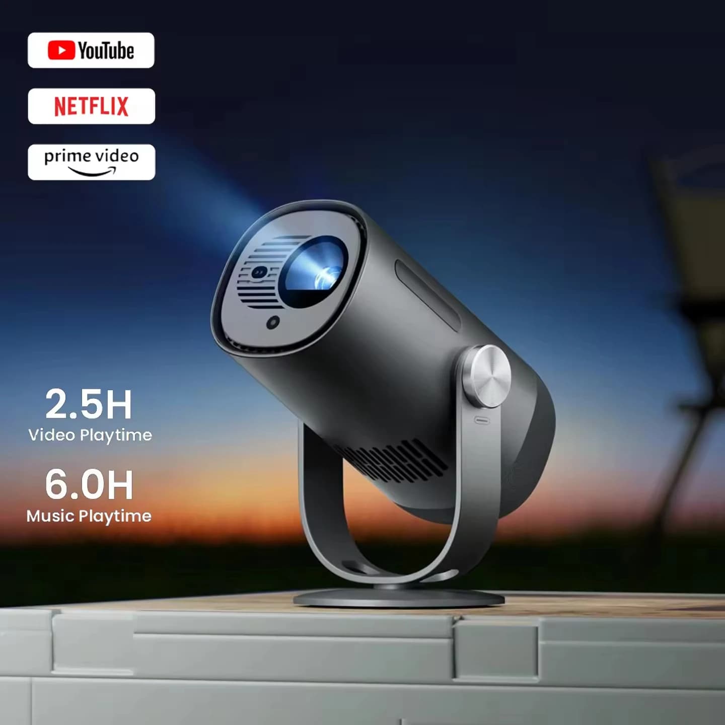 2025 Dangbei Freedo Full HD 1080P 1920*1080 Mini proiettore portatile Lampada a LED 2G RAM Smart Pocket Proiettore esterno