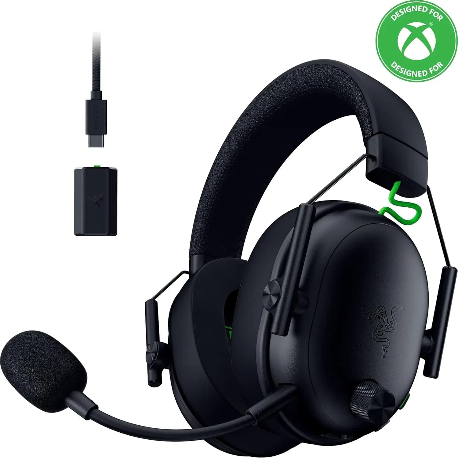Cuffie da Gaming Wireless per Xbox, PC, Mac, PS5: Driver da 50mm - Microfono Super Wideband - Bluetooth, USB - Lunga Durata della Batteria