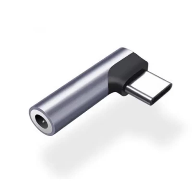 Elbow Type C to 3.5mm Jack Headphone Audio Adapter Converter Supports Voice Calls USB C Adapter For Iphone 17 16 15 Huawei