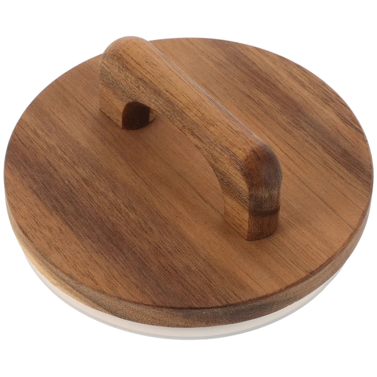 Coperchio in Legno per Barattoli 90mm Diametro Interno, Sigillato, Antifuoriuscita, Riutilizzabile, Multiuso, per Barattoli a Bocca Larga, Mantenitore di Freschezza per Spezie
