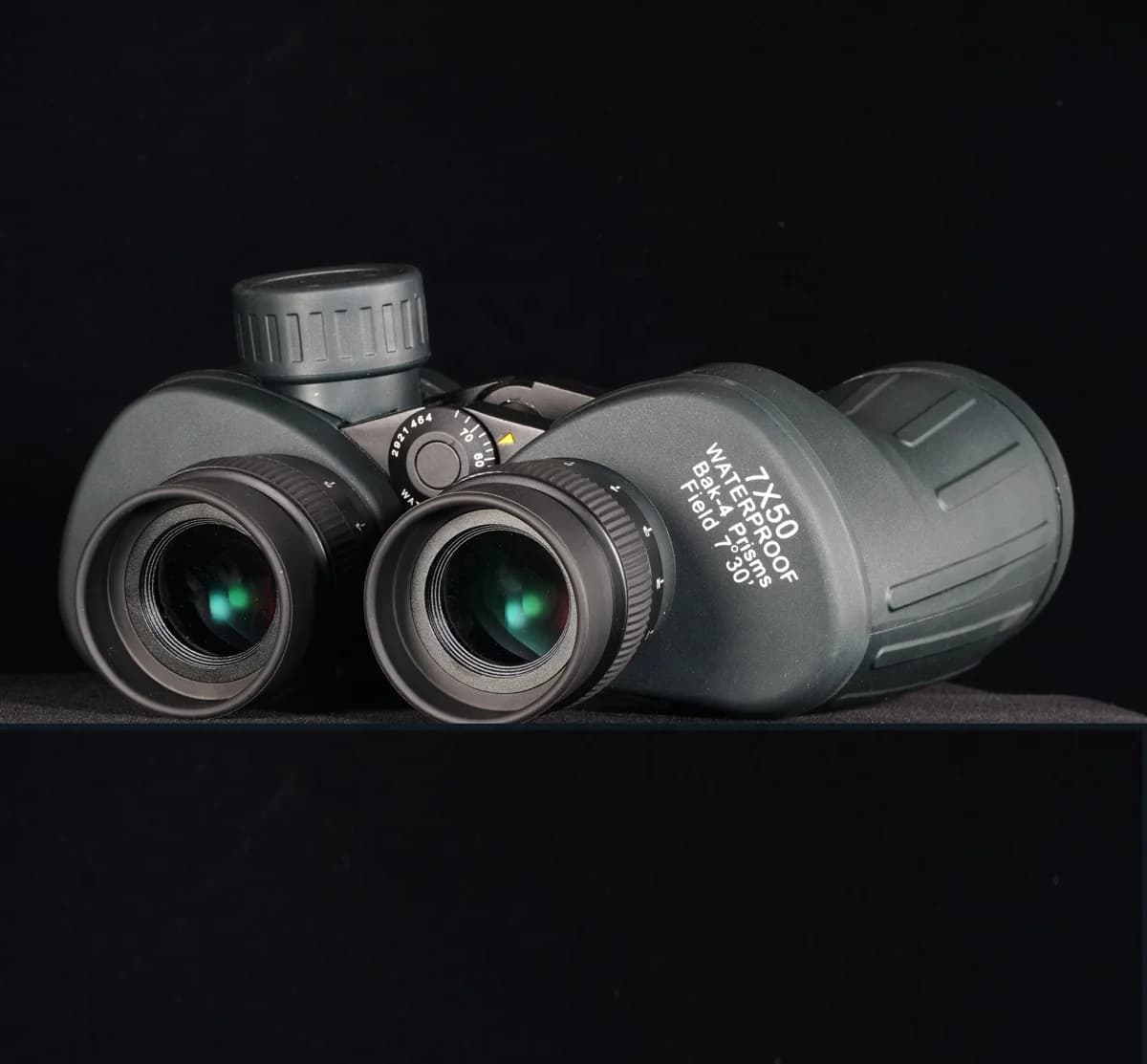 Binocolo tattico marino 7x50MM con bussola e mirini e alloggiamento in lega di magnesio impermeabile riempito di azoto reticolo