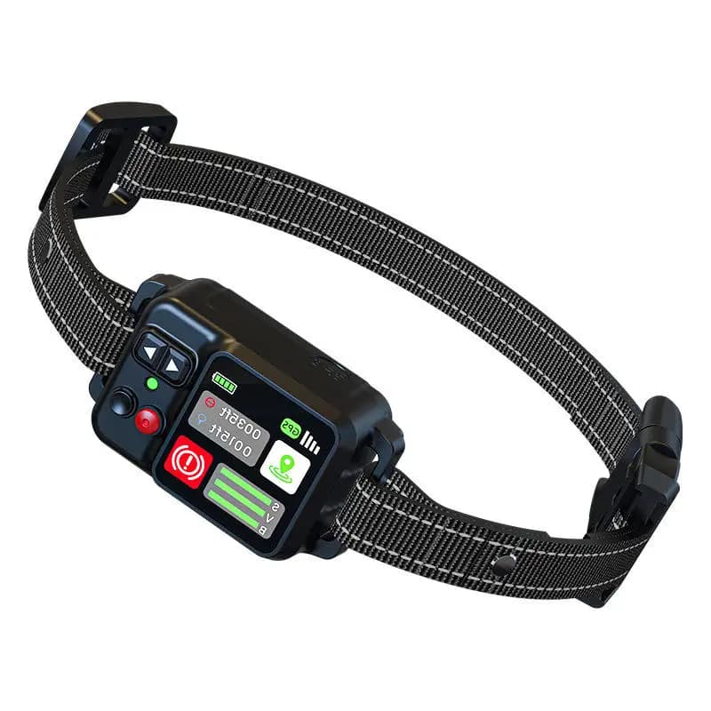 STLFSmart GPS Collare per recinzione per animali domestici wireless Collare per cani da addestramento all'aperto IPX7 Collare per cani elettrico ricaricabile impermeabile Ati-smarrimento
