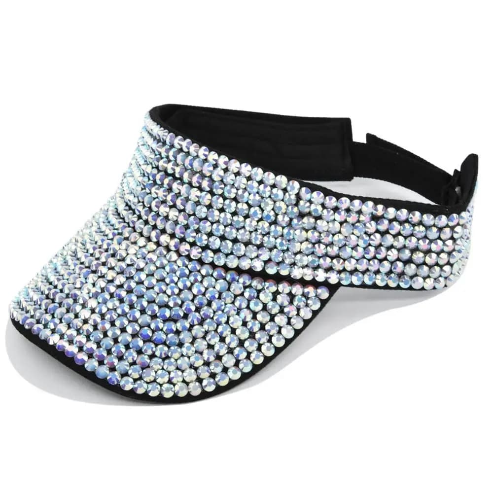 Casual Men Sun Hats Luxury Empty Top Beach Hats Women cap Baseball Caps Rhinestone Hats Korean Style Hats