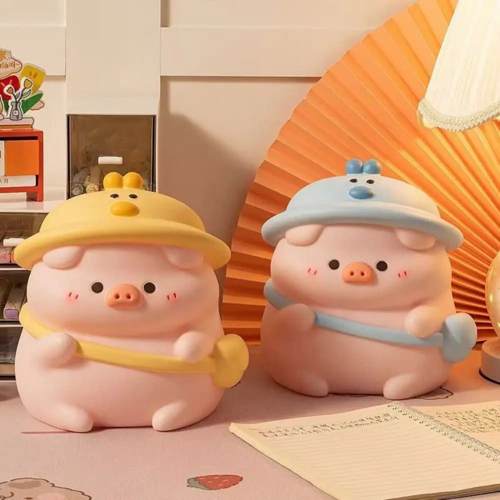 Cute Cute Pork Coins Saving Carrying Cartoon Coins Ins Style Durable Children's Storage Box