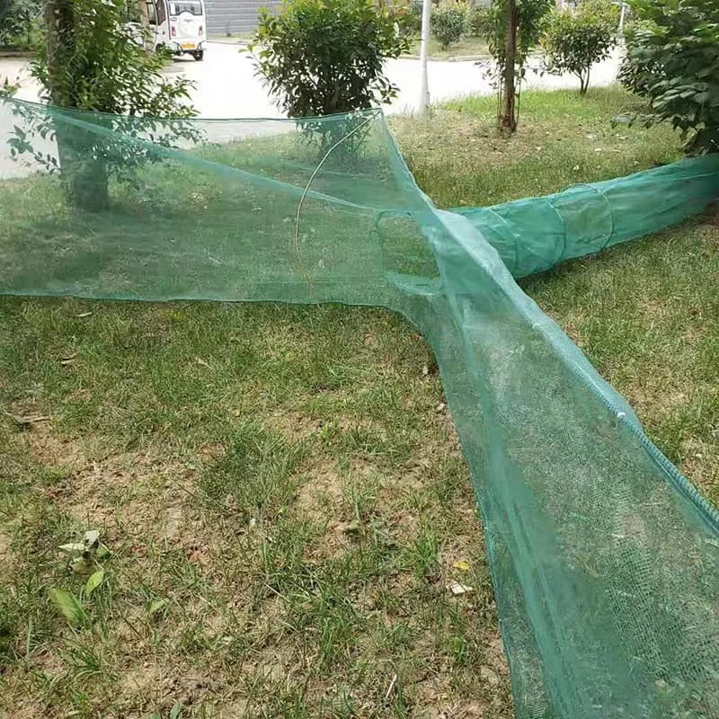 Lawaia Fish Trap Portable Fish gamberetti Mesh Cage Fishing Trap rete pieghevole River Blocking Net reti da pesca strumento 4m/6m