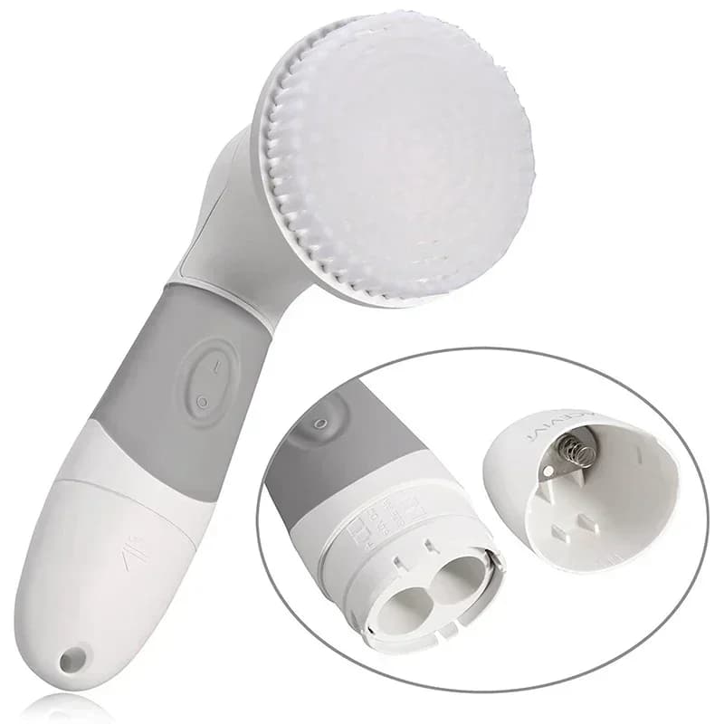 Spazzola per il viso 4 in 1, bellezza per la casa, detergente per pori, detergente per punti neri, scrub, bagno, corpo, kit spazzola per la pulizia del viso