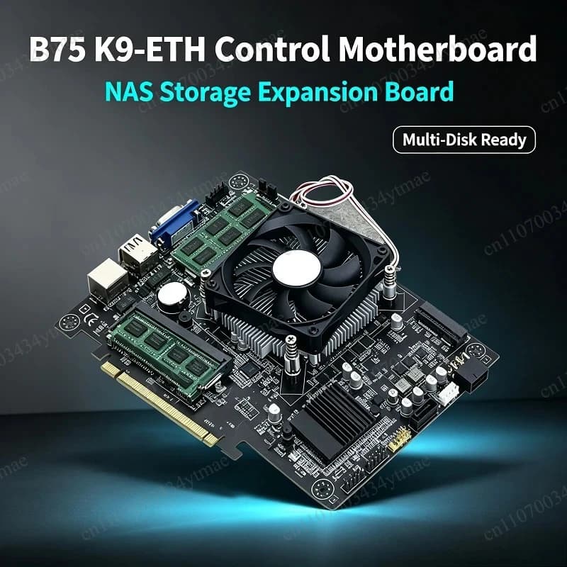 K9‑ETH B75 Control Main Board Expandable 24 Disk NAS Mainboard For Network Data Storage System