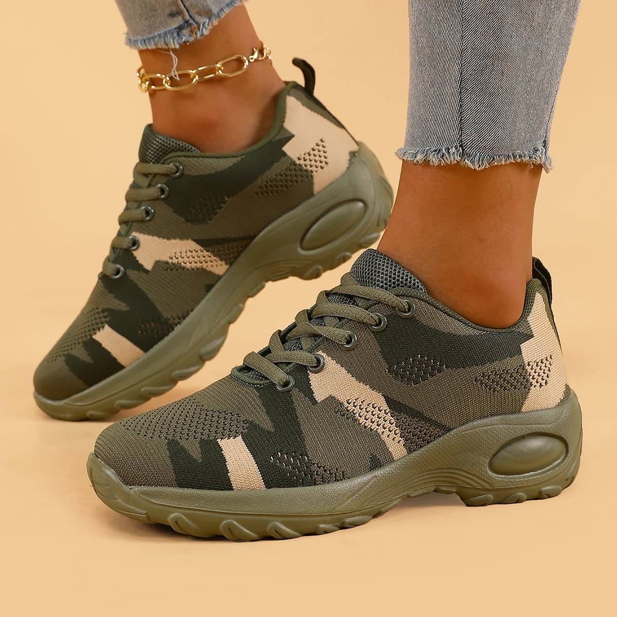 Scarpe da allenamento comode e antiscivolo da donna da uomo Scarpe sportive Scarpe da lavoro mimetiche per esterni