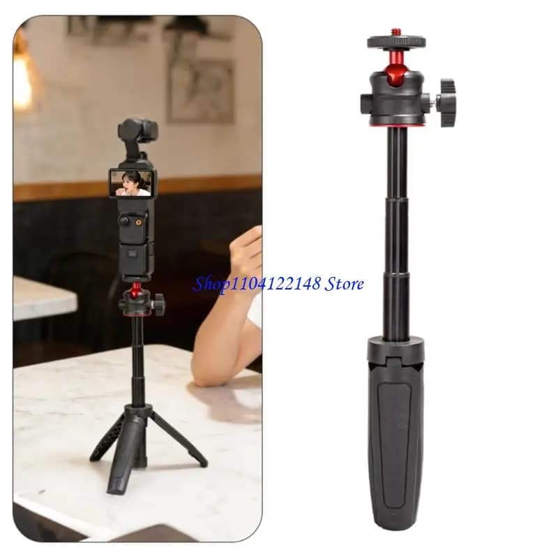 Treppiede telescopico design pieghevole per fotocamera P9FA per supporto per fotocamera Pocket 3