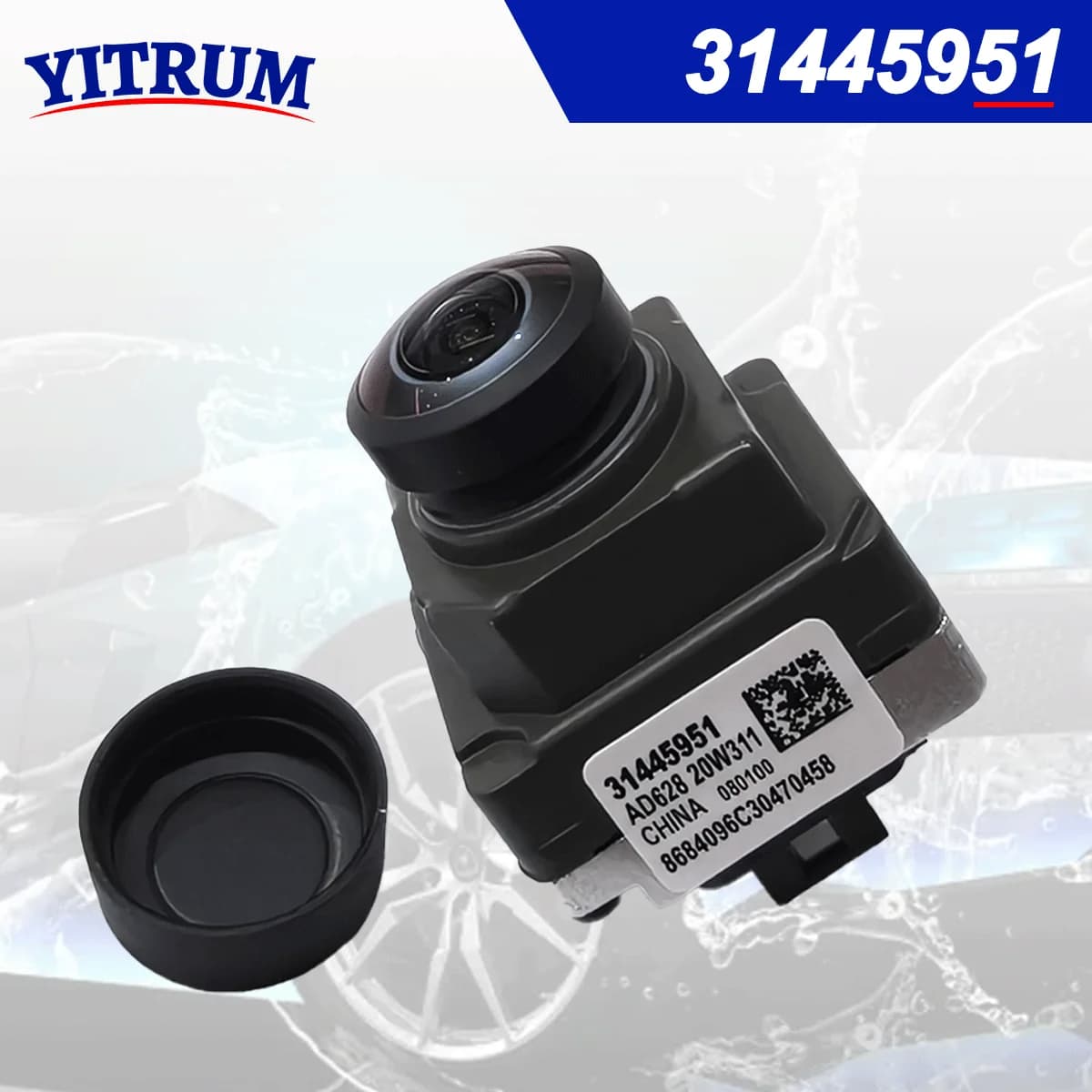 31445951 Telecamera posteriore per auto per Volvo S90 V90 2017 XC90 2016 S60 V60 2019 C40 2022 XC40 2018 Telecamera per specchietto retrovisore anteriore