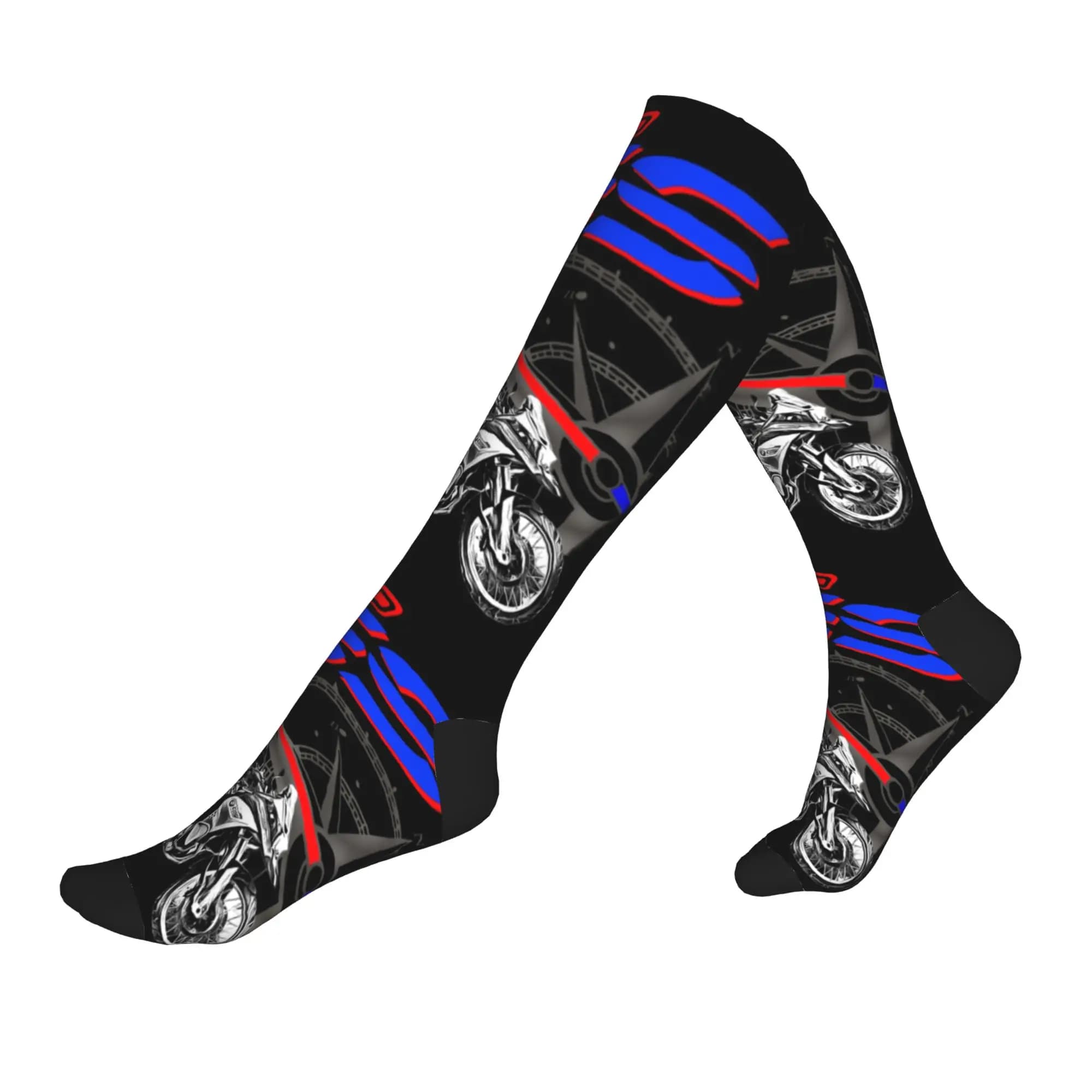 Calzini Kawaii Print F850 Motorcycle Adventure GS per uomo e donna, calzini sportivi elasticizzati per l'estate, l'autunno e l'inverno