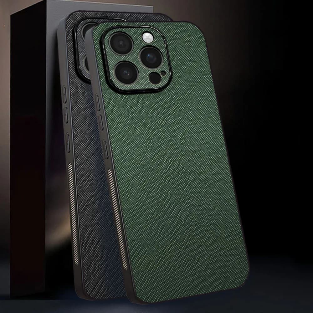 PU Leather Case For iphone 17 Pro Max Luxury Cross Pattern Phone Back Cover For APPLE iphone 17 Air Case