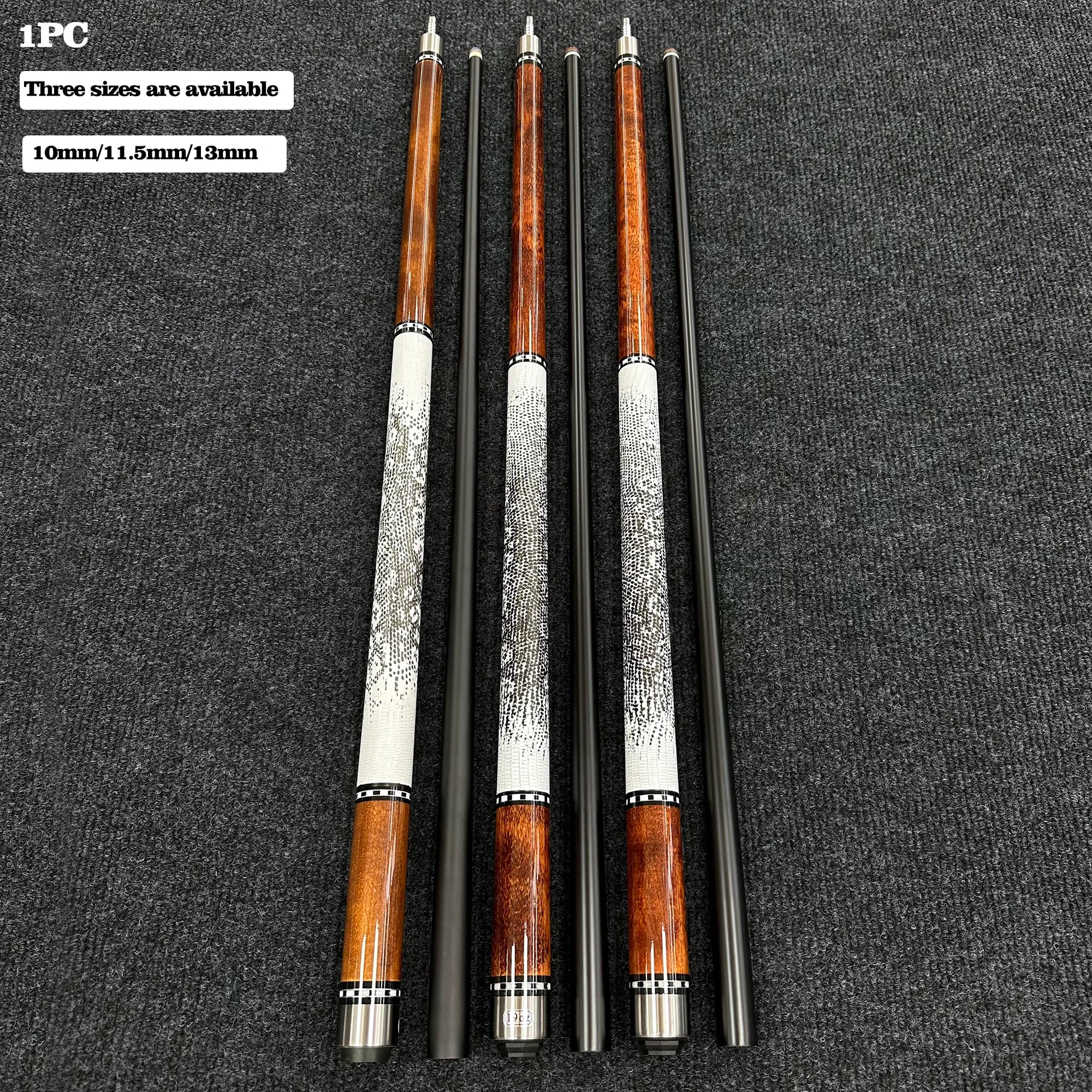 High-Performance Pool Cue Stick 146cm, 12.5mm Tip, Durable & Stylish Design for All Billiard Players