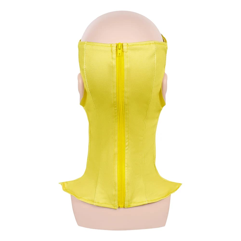 Maschera Gialla per Cosplay di Mark Grayson, Accessorio per Costume da Uomo Adulto, Maschera per Halloween e Carnevale