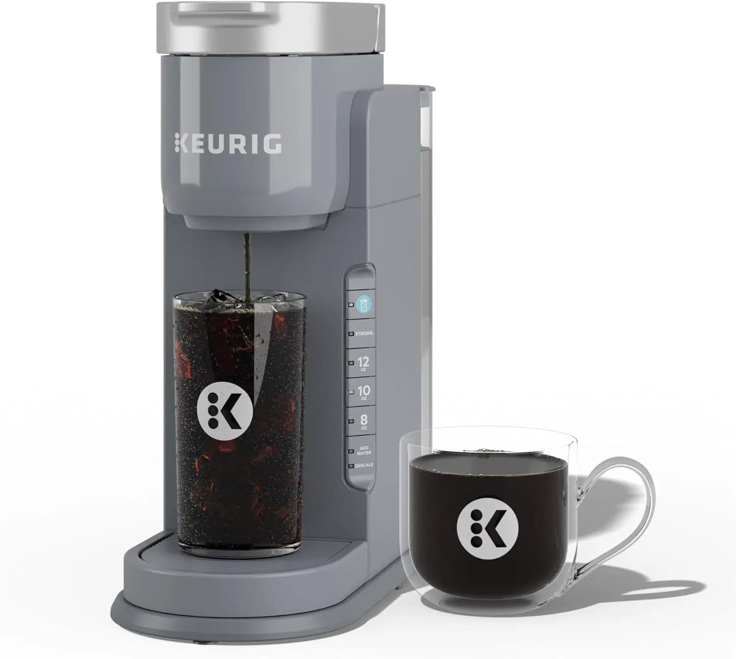 Macchina per Caffè Freddo Monodose con Funzione Hot & Cold Brew, 3 Formati di Tazza, Serbatoio Rimovibile, Efficienza Energetica