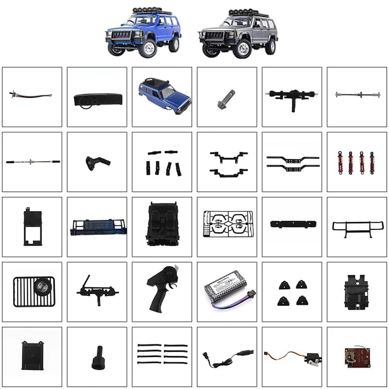 Mn78 Parti Originali Assale Borsette Maglia Pull Rod Porta Onda Scatola Luce Assale Anteriore Batteria Circuito Accessori MN82 MN82S