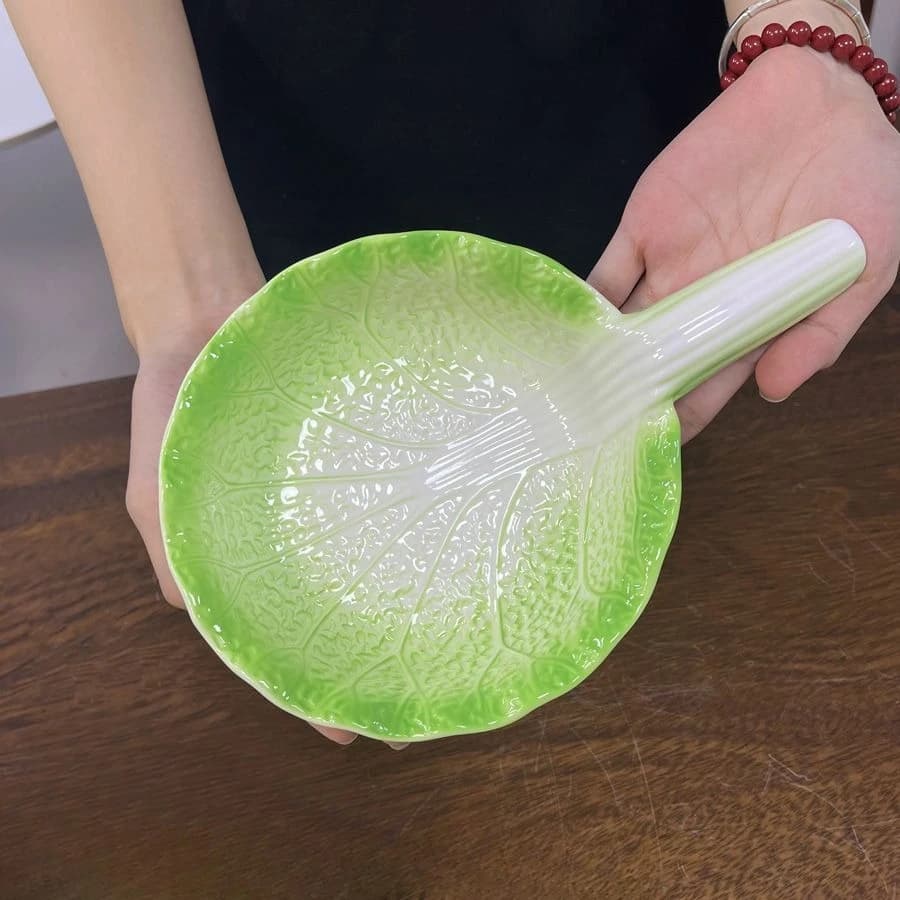 Ceramic Baking Bowl, Creative Canvas with Gender Handle, Cooking Bowl, Used in Oven and Air Fryer for Fries