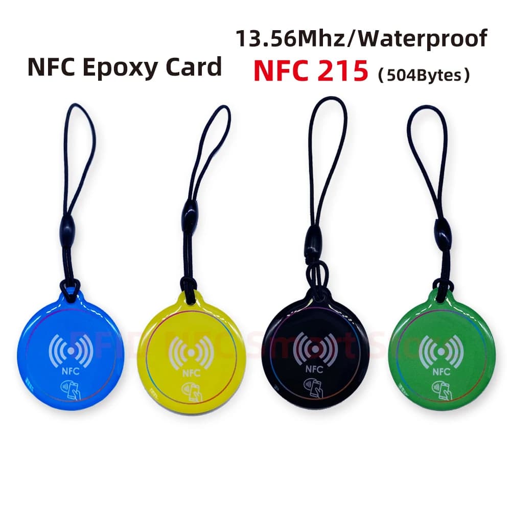 Scheda gocciolante NFC Smart Card 13,56 Mhz 504 byte Nt/ag 215 Tag Card Biglietto da visita intelligente per tutti i telefoni abilitati NFC