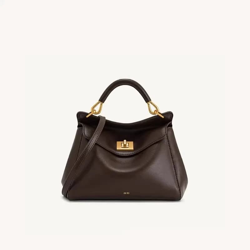 Borsa a tracolla da donna JW PEI Fashion New Model Pillow Bag, stile vintage, semplice e casual, con chiusura a gancio o fibbia in metallo.