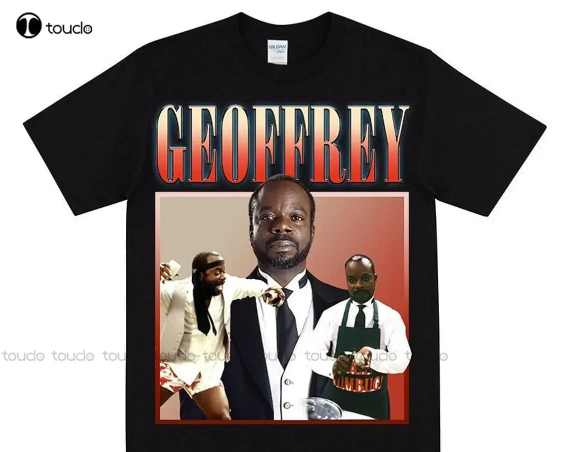 T-shirt Geoffrey Geoffrey The Butler Phil & Vivian Banks Divertente stampato Top regalo per magliette della cultura pop dei bambini degli anni '80
