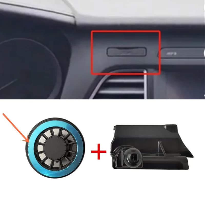 1Set Materiale plastico ABS per il 2018-2019 Hyundai Sonata 9 MK9 Supporto speciale per telefono magnetico per auto Staffa fissa Supporto mobile