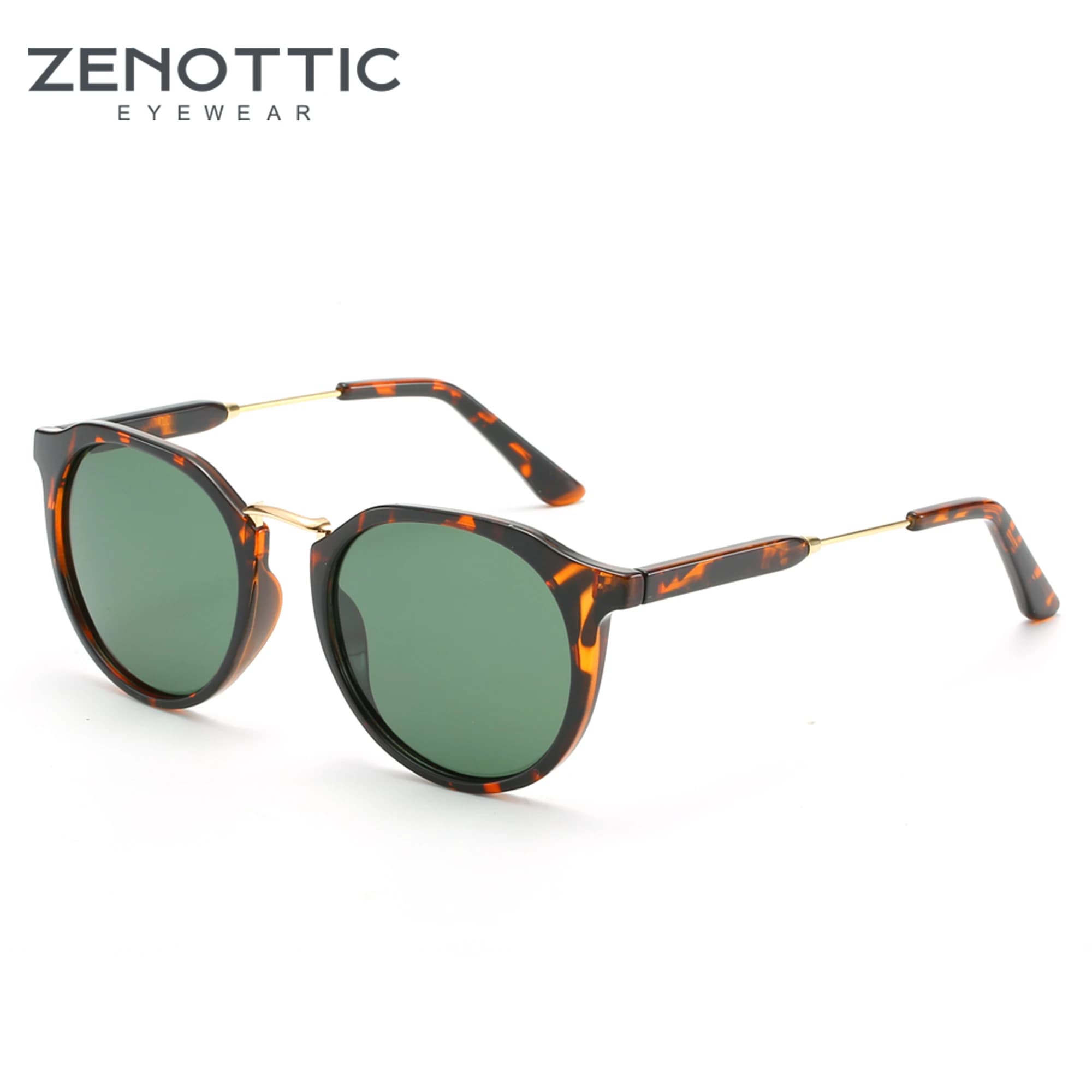 ZENOTTIC Occhiali da sole polarizzati ultraleggeri Donna Vintage Rotondo UV400 Occhiali da guida Rivestimento femminile Occhiali da sole Gafas De Sol