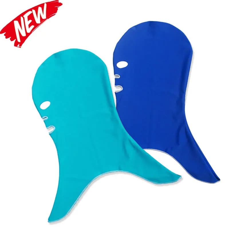 Long swimming head with sun protection Solid color Elegant swim head Waterproof sunscreen Snorkeling equipment Scuba diving facekini