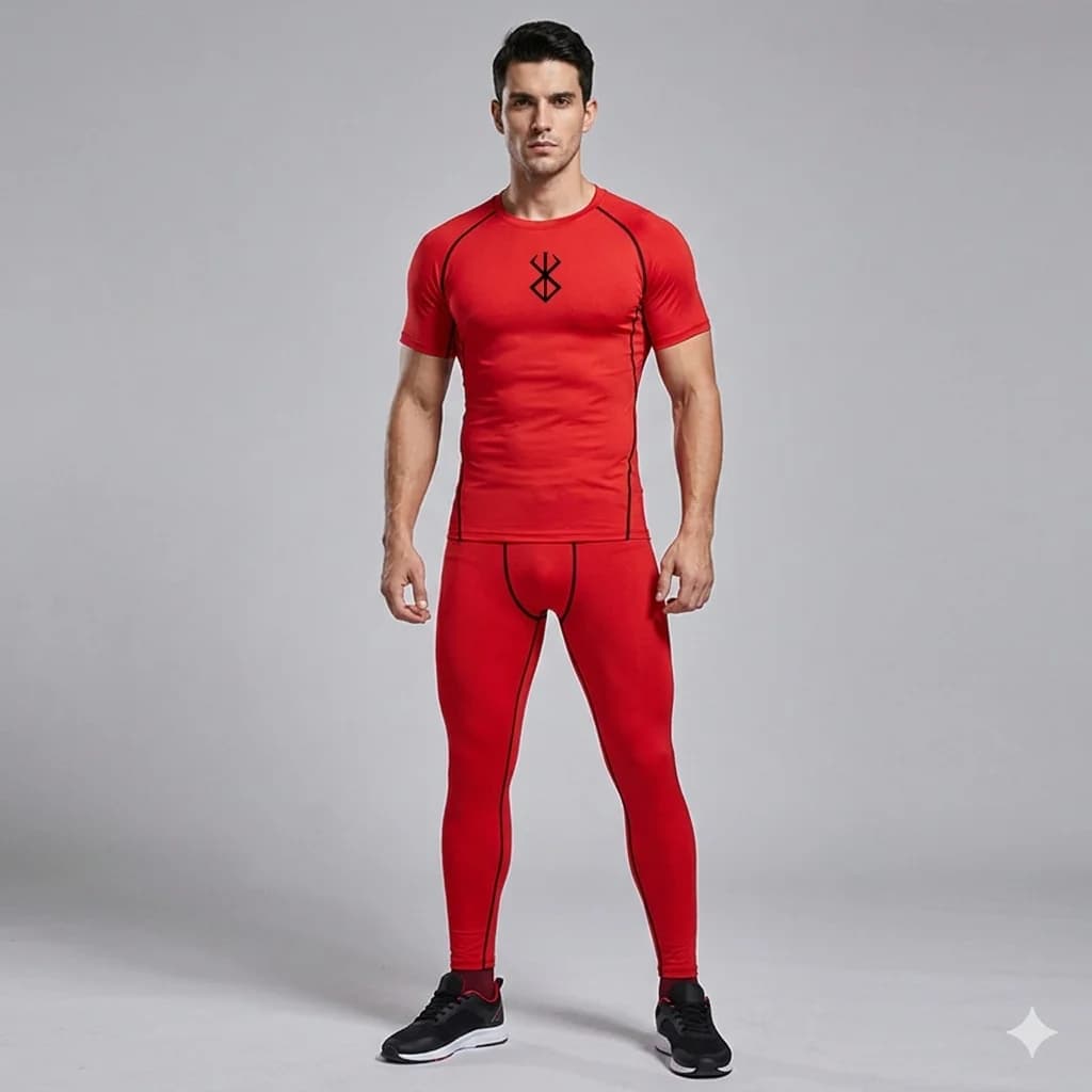 Men's Gym T-Shirt Running Compression Short-Sleeve Shirt Quick-Dry Compression Sportswear rash guard male Bodybuilding T-Shirt