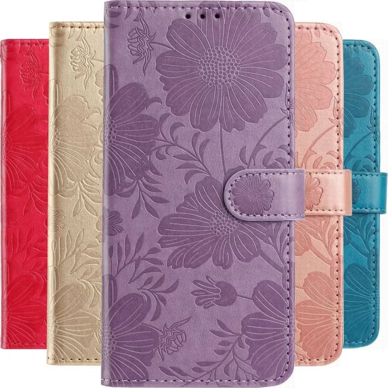 Splendid sunflower case for Huawei Honor Magic 7 Lite 8 Pro 5G, with slots for cards and cash, women's book cover