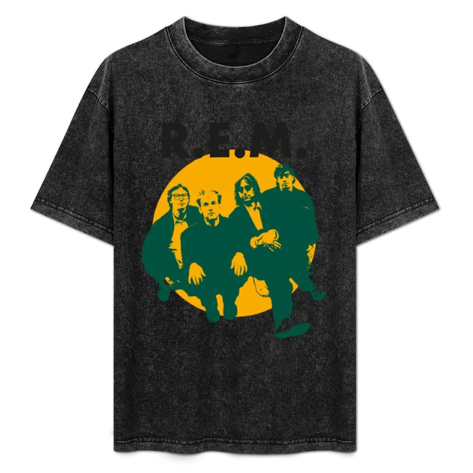 T-shirt R E M Band T-shirt casual resistente all'acqua
