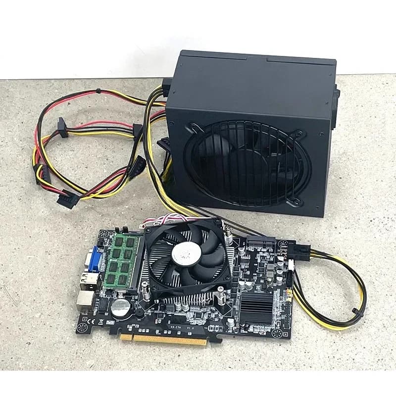 J1900 B75K9-ETH NAS Storage Mainboard Disassembled Version, Support Multiple Hard Drives