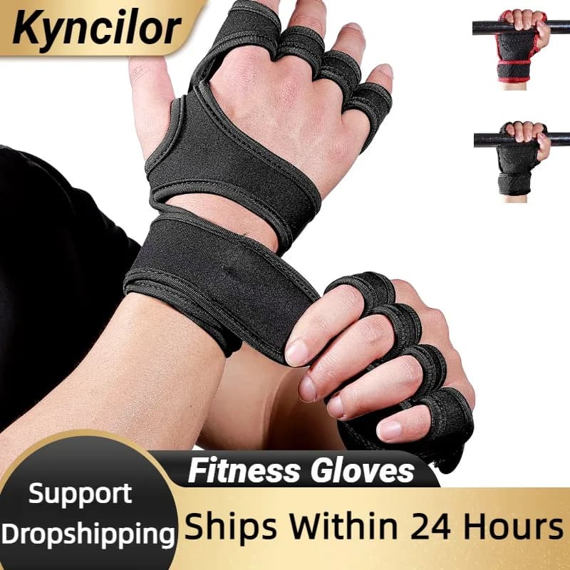 Kyncilor Gym Gloves for Weightlifting Women Sports Gloves for Fitness Body Building Gymical Gloves