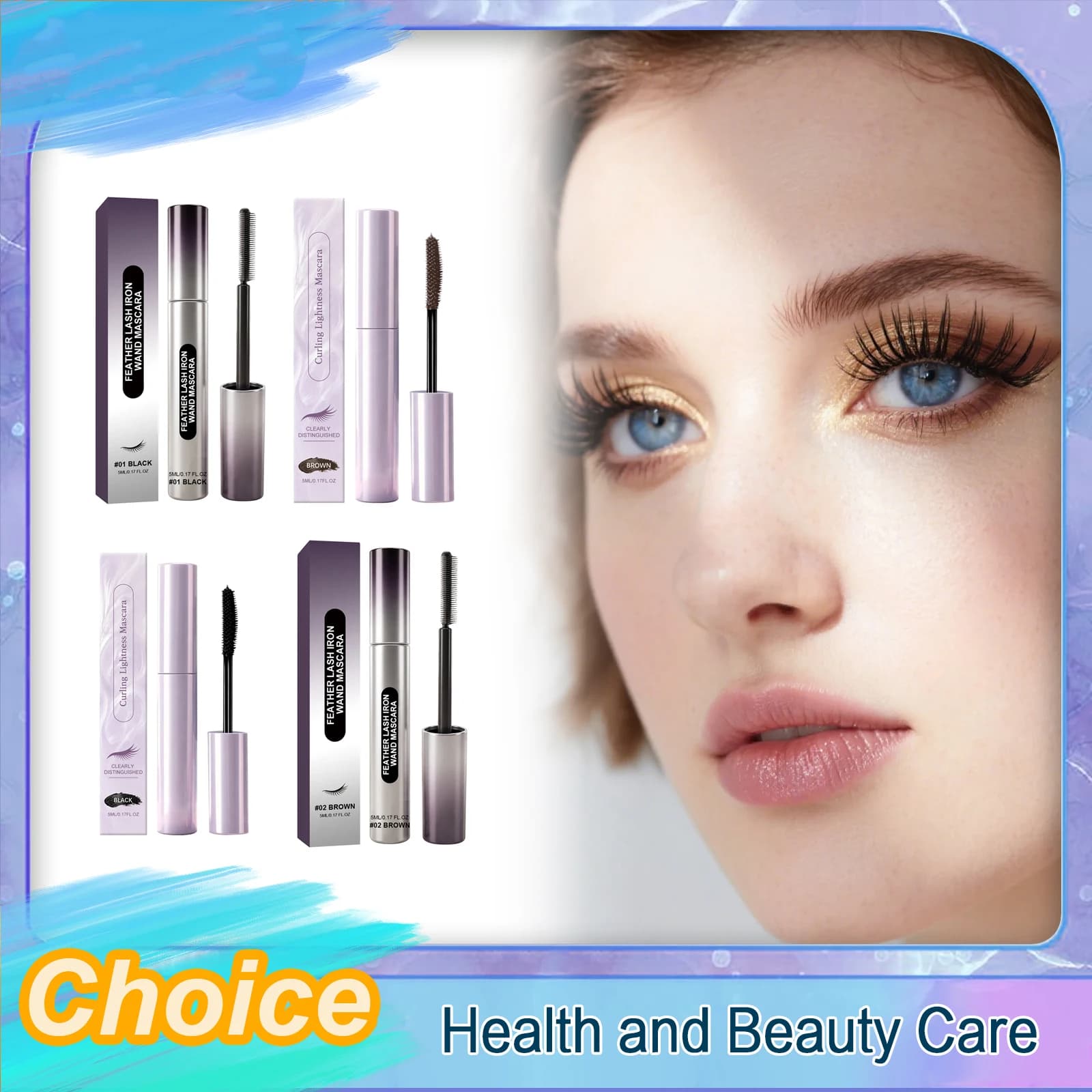 Extension Mascara Black And Brown Eyelash Extension Eyelash Brush Long Lasting Thickening Waterproof Mascara Cosmetic Gifts 5ml