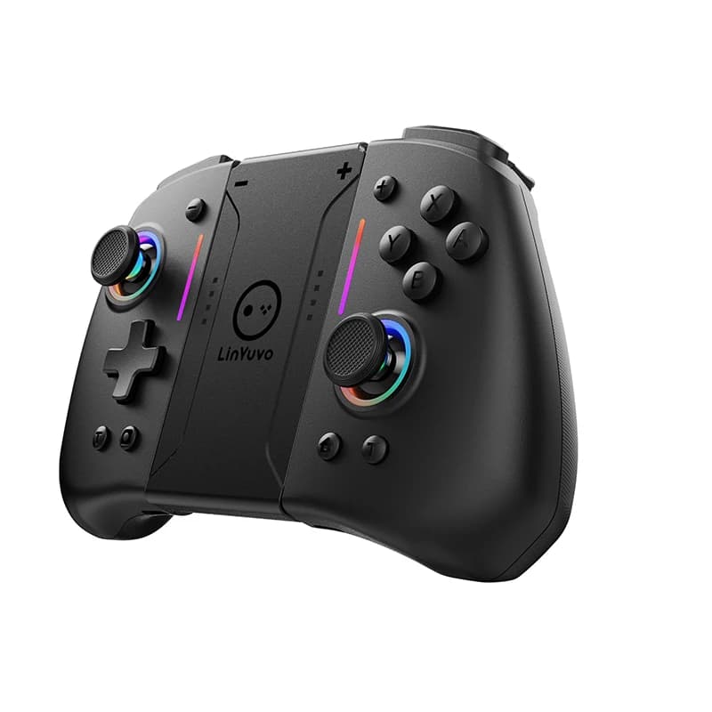 LinYuvo KS42 joycon for Nintendo Switch with six-axis compatible Joypad Joypad/Macros/Turbo/light RGB wireless controller