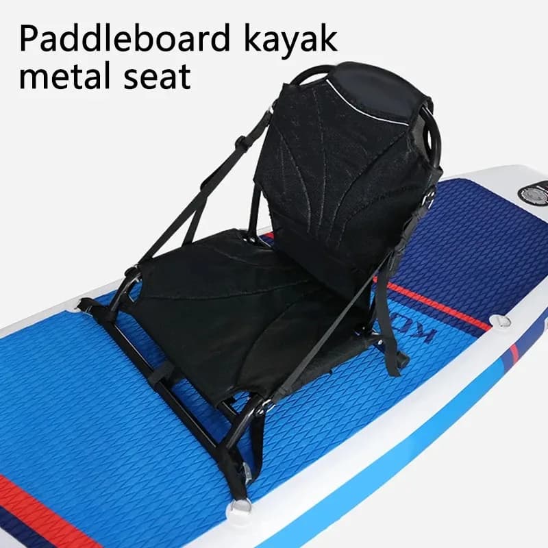 Paddle Board Kayak Lamiera Schienale regolabile Canoa Foglio da pesca Piattaforma galleggiante