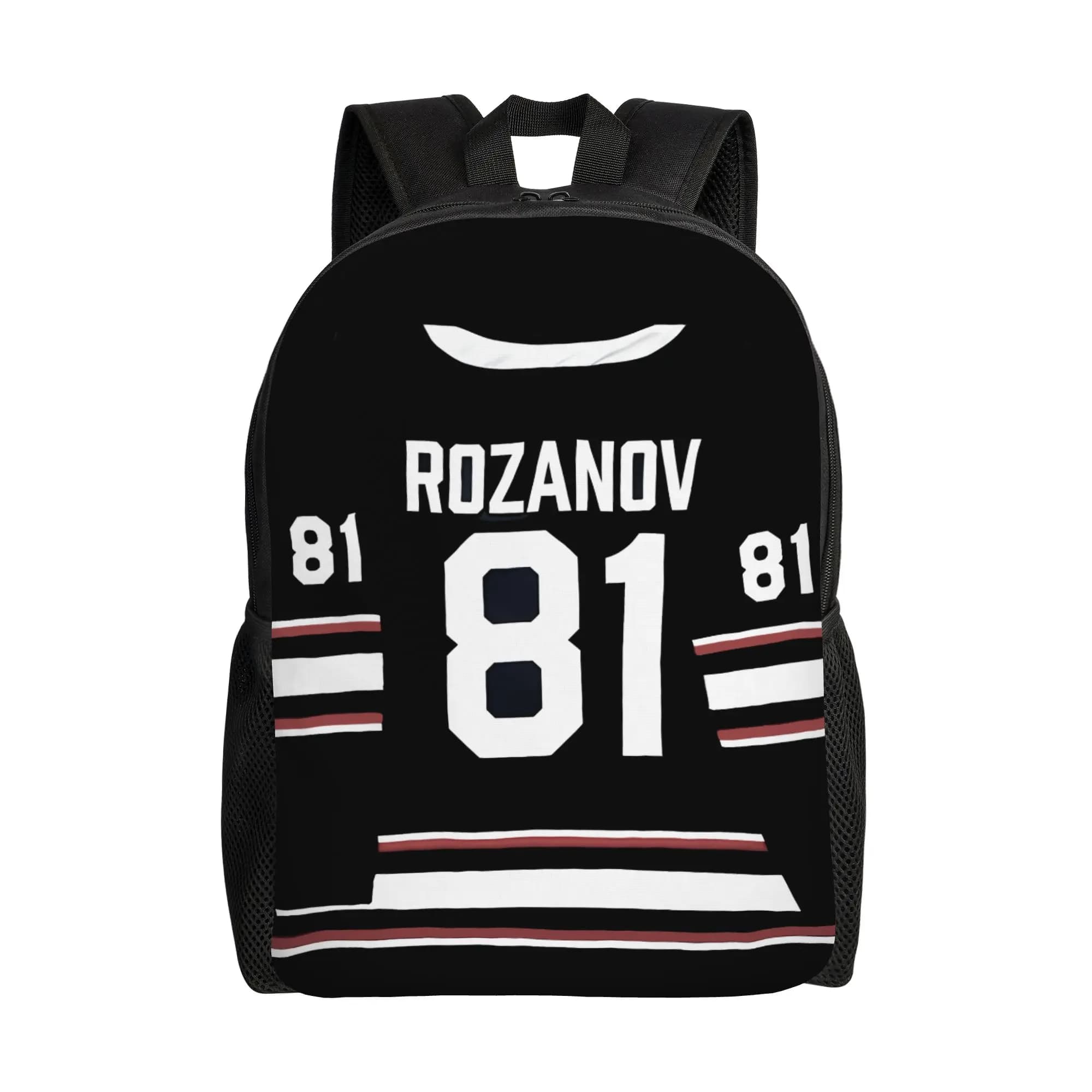 Custom Heated R-Rivalryes Laptop Backpack Men Women Fashion Bookbag for School College Students Ice Hockey Bags