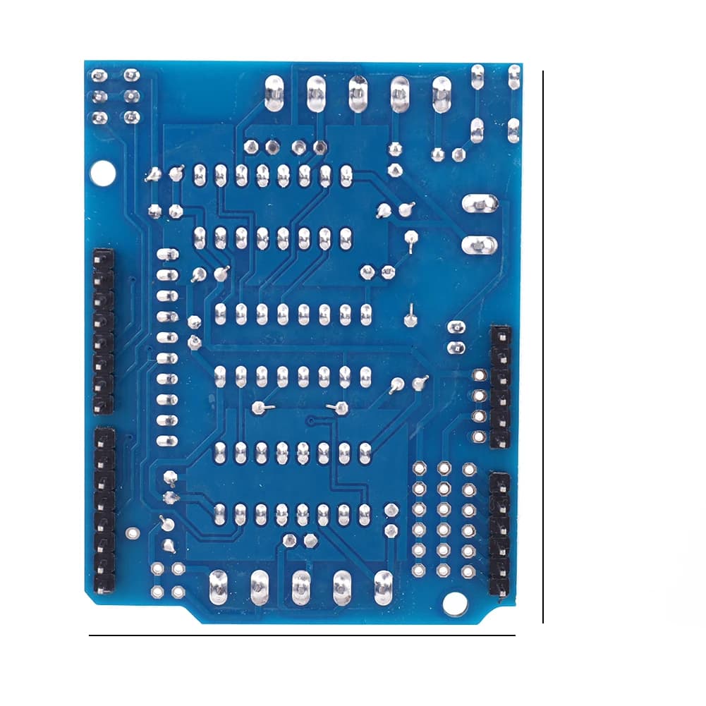 L293D Scheda di protezione driver motore 4.5-36V 4CH Scheda di espansione azionamento motore per Arduino Raspberry Pi Esperimenti fai da te