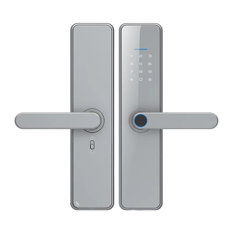 Indoor door lock graffiti, one grip open fingerprint password smart door lock