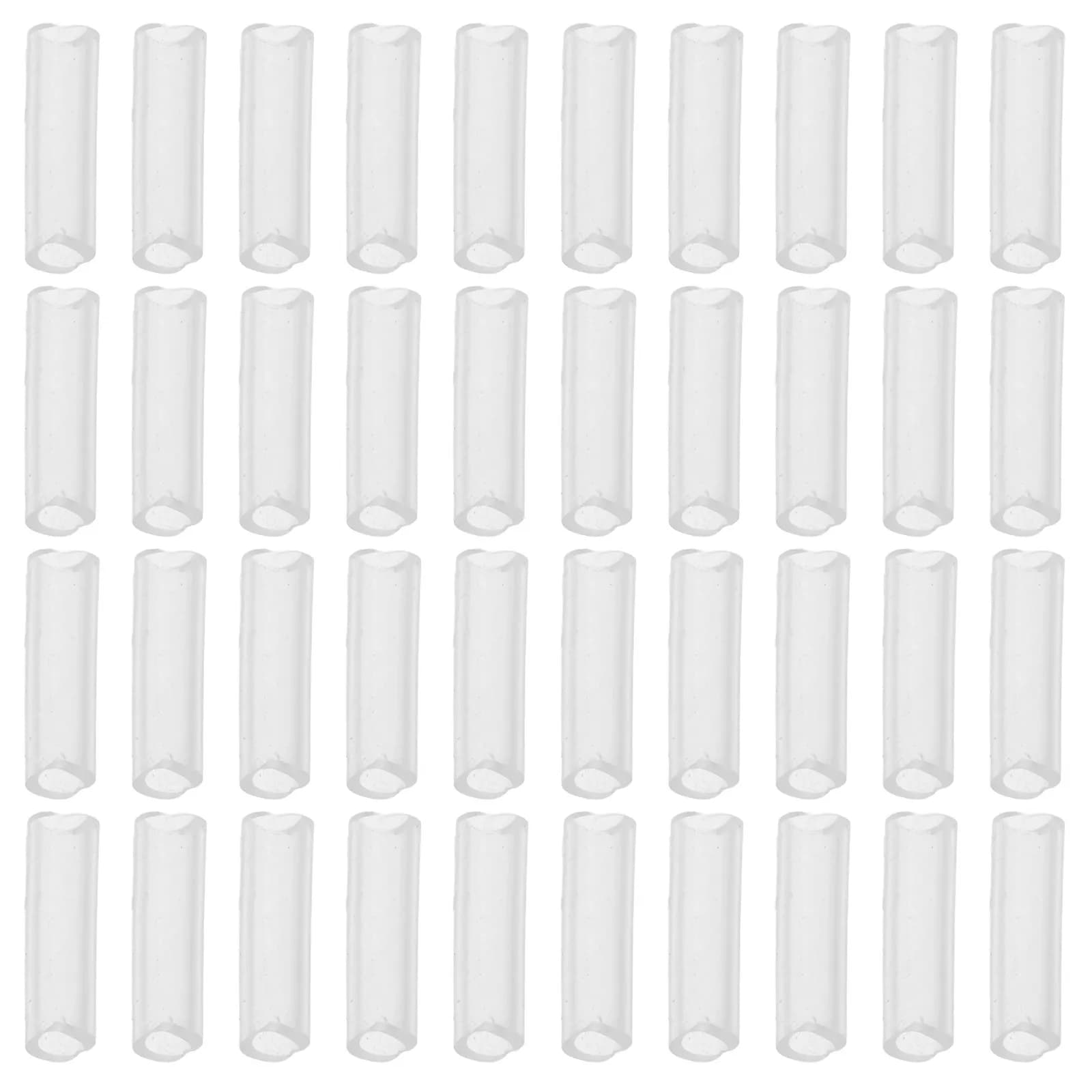 50Pcs Beaded Chain Protector Anti-Drop Jewelry Connector Lightweight Plastic Safety Clasp for Keychain Necklace Bracelet