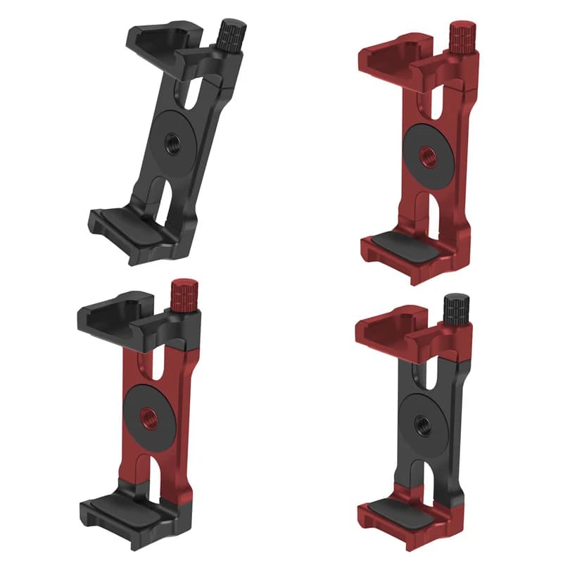 Supporto universale per supporto per slitta fredda con adattatore per treppiede con foro di localizzazione Arri da 1/4" per staffa selfie Vlog per smartphone